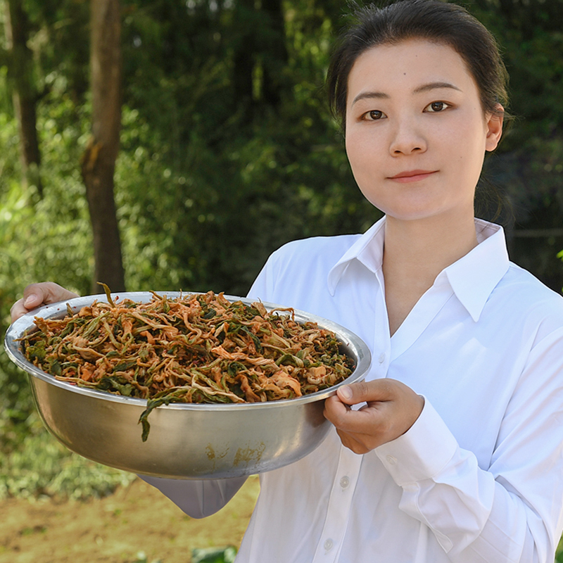 代卖农家腌制手工自制 陈盐菜 外婆菜 （顺丰包邮）