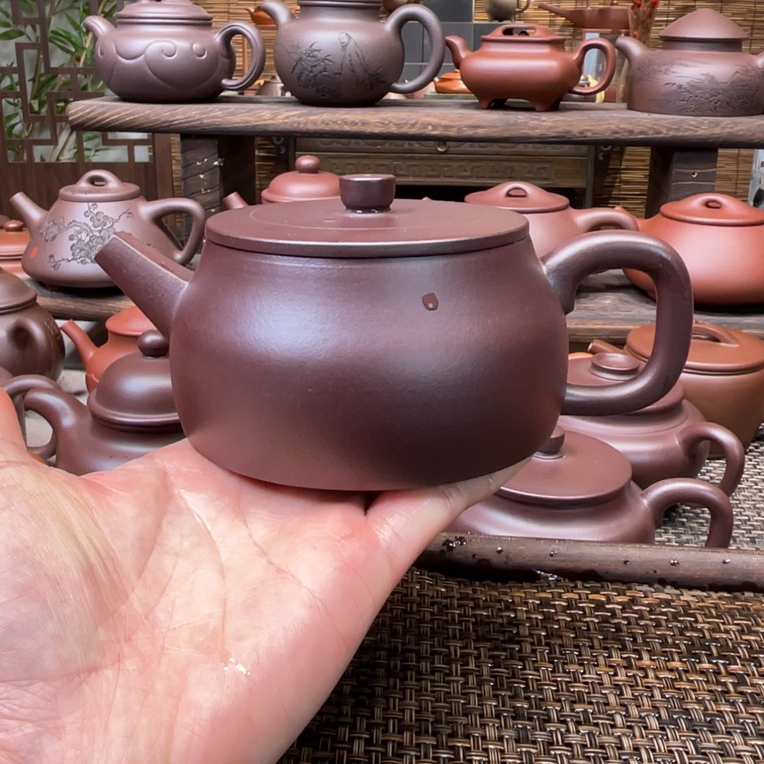 紫砂茶壶宜兴原矿紫砂手工制280全
