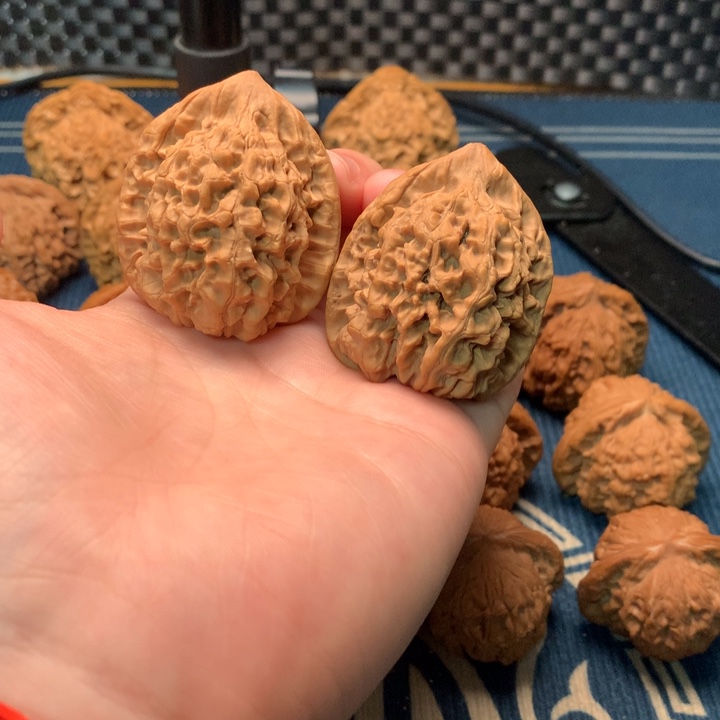 文玩核桃把件40官帽