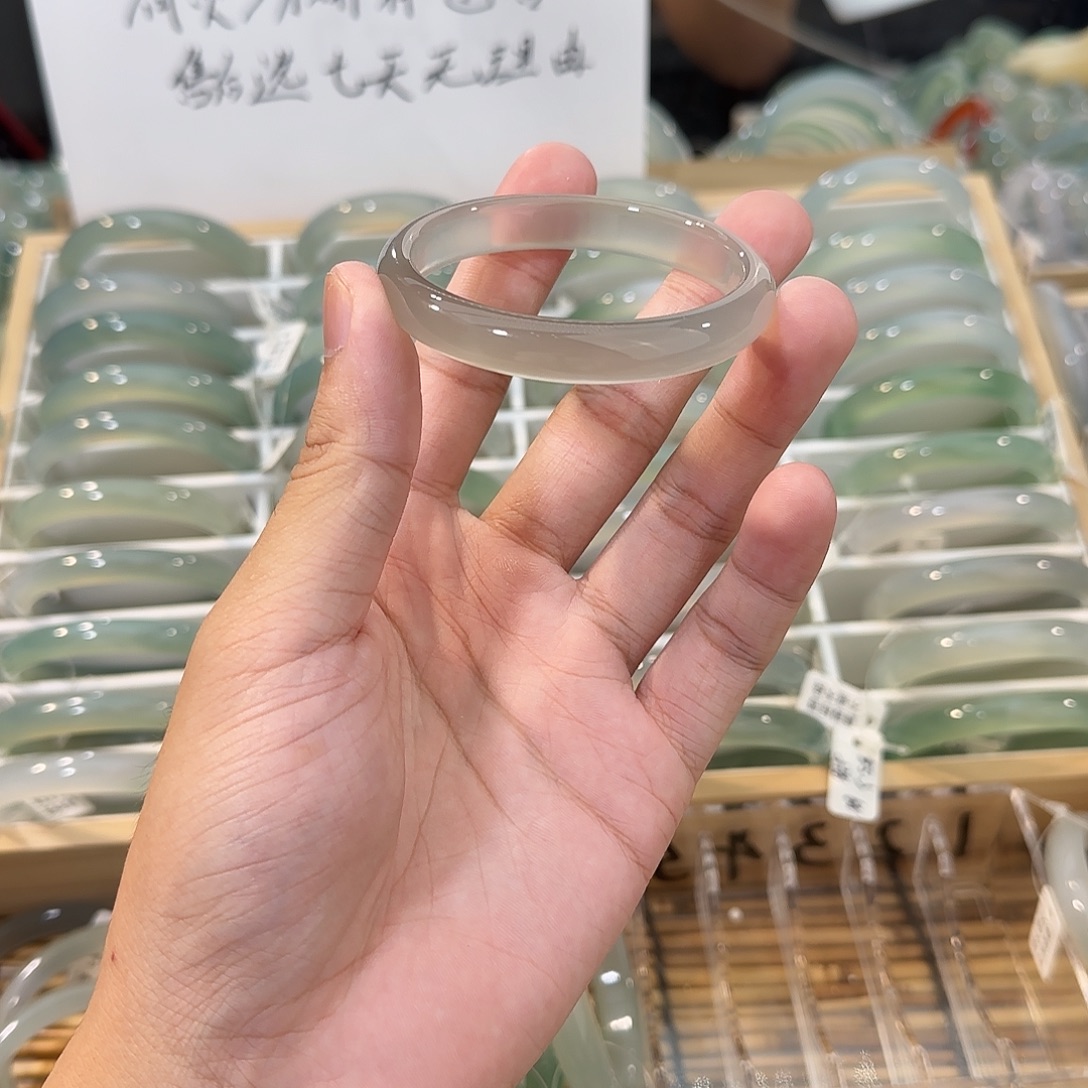 手镯玛瑙/玉髓未镶嵌圈口53.6