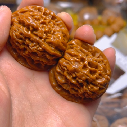 文玩核桃吊坠四座楼