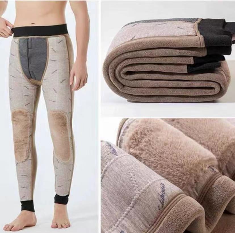 男士加厚保暖裤高腰冬季防寒内穿御寒秋冬棉裤超厚男款零下绒裤