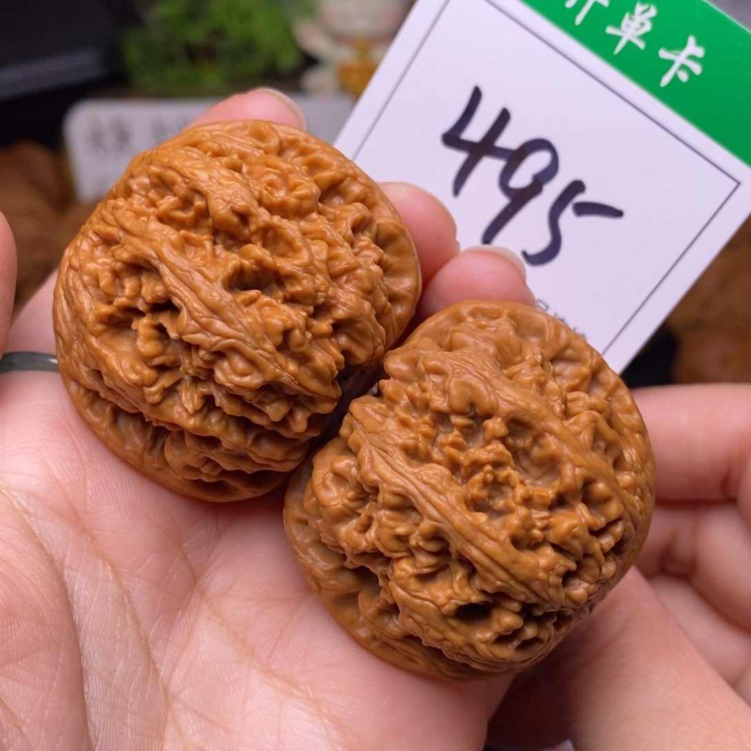 把件文玩核桃495粗筋4.4