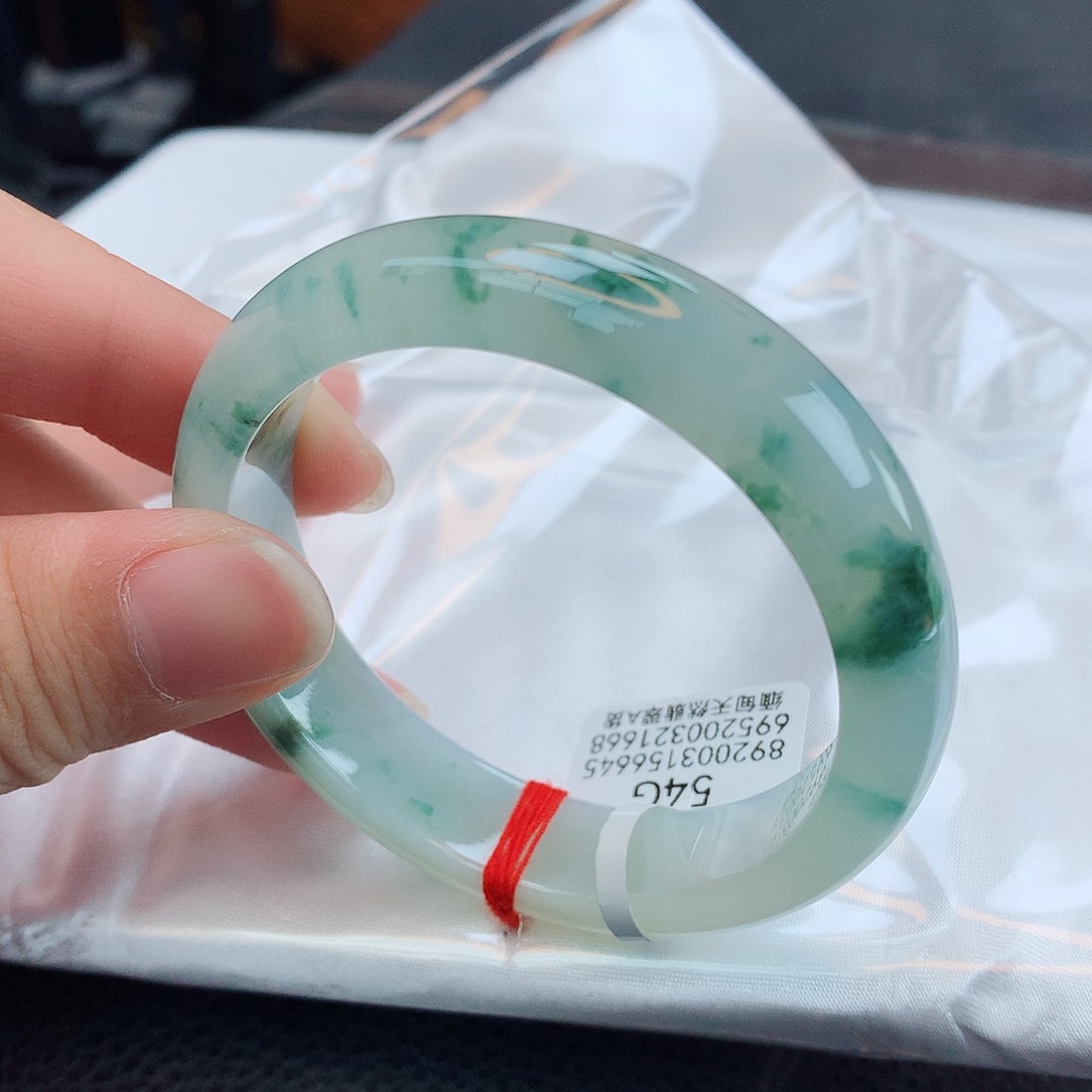 翡翠手镯未镶嵌天然缅甸翡翠A货手镯