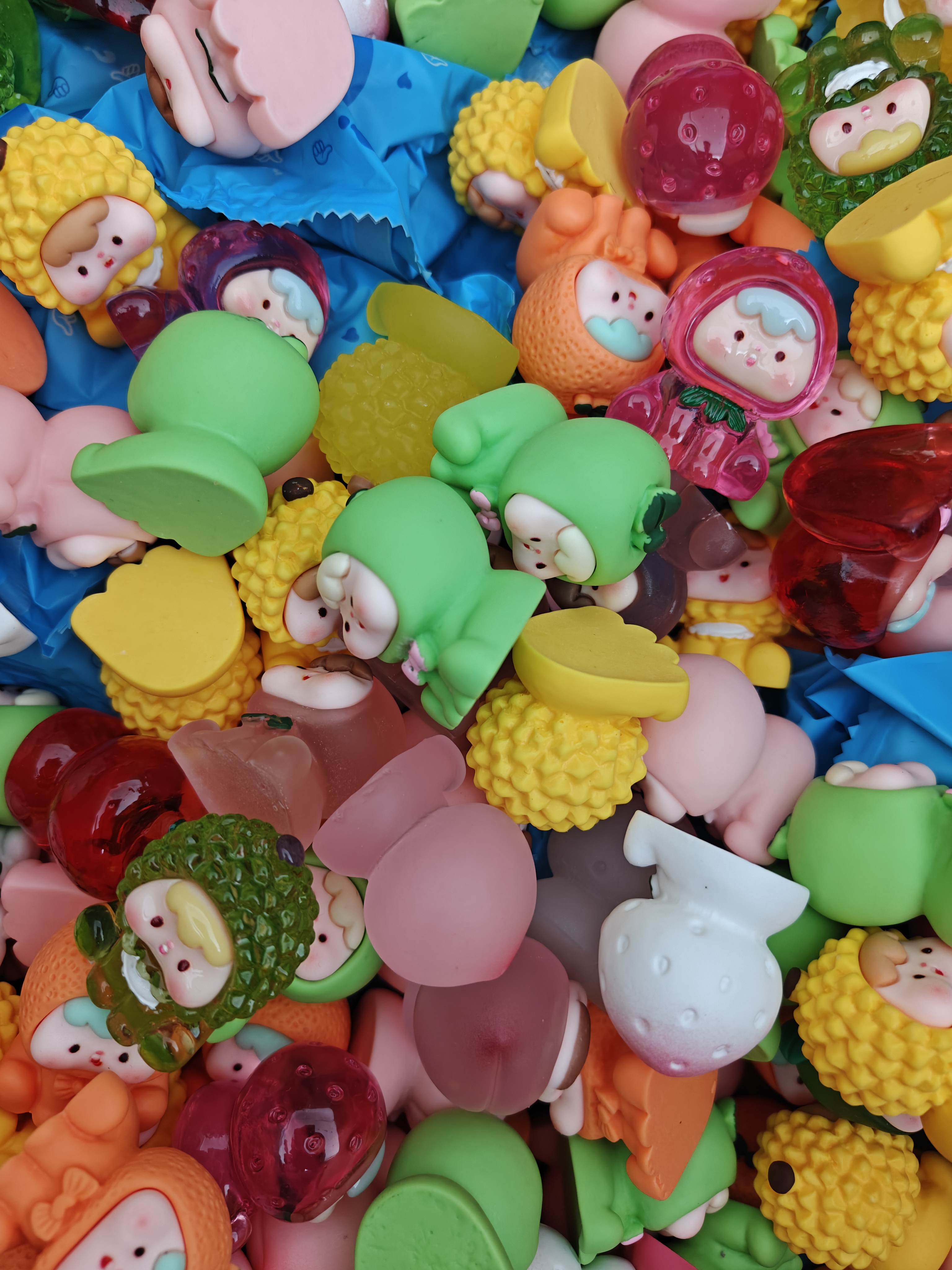 【混拆+奶3口】2代水果崽磨砂夜光实色手感漆