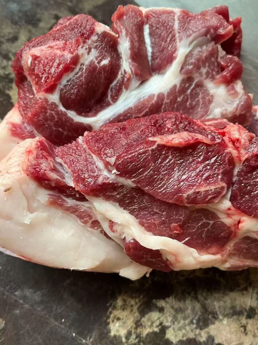 前腿瘦肉农家熟食土猪肉一刀切直播现称一物一拍顺丰发货1-10斤