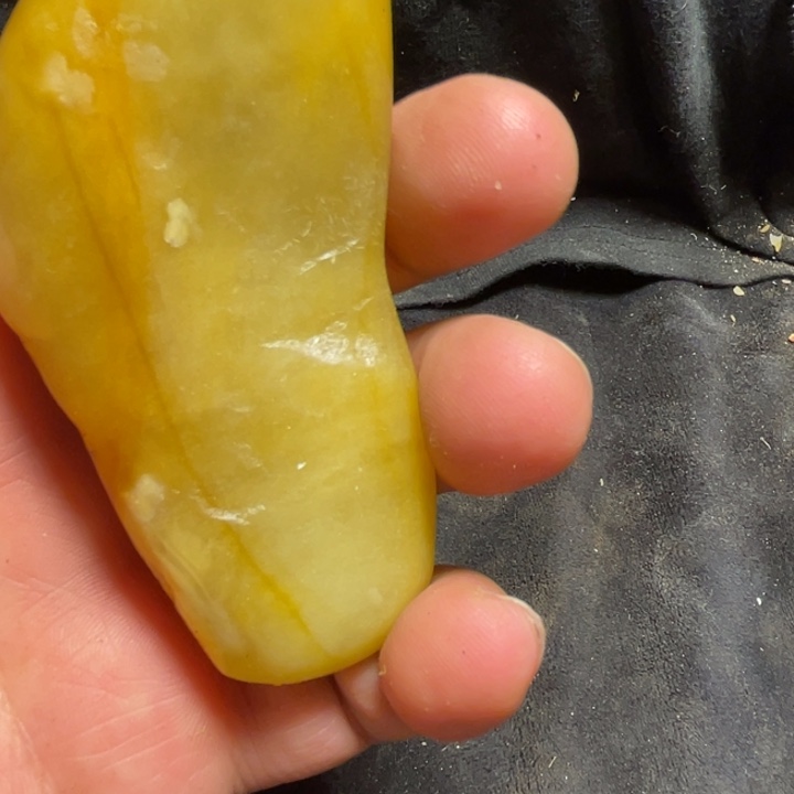 昌化石印石119克田黄原石一个