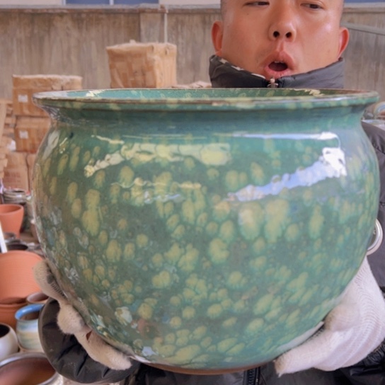 紫砂花盆高24口30————-