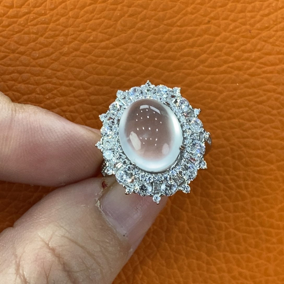 石英质玉吊坠(不含链)银S925镶嵌小*炉