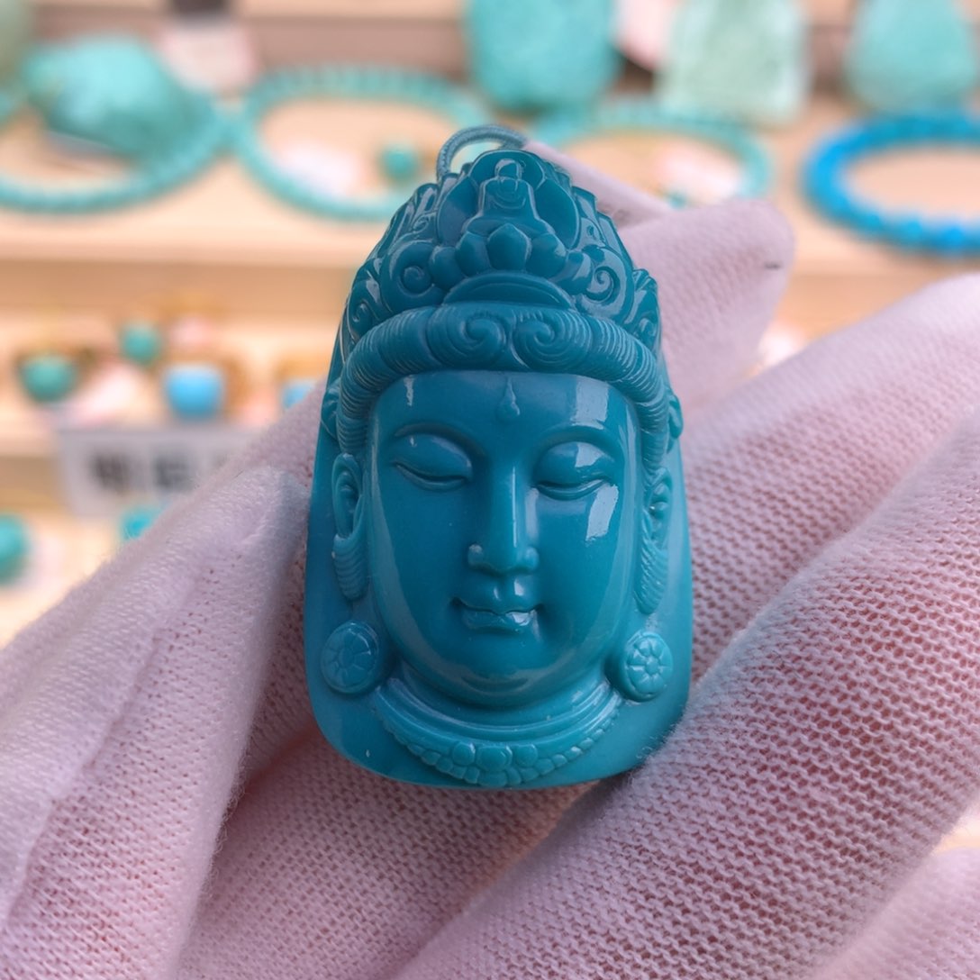 绿松石珠宝奇石未镶嵌