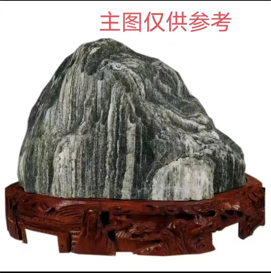 靠山石原石适合室内外玄关客厅书房摆放创意禅意雕刻老料风化摆设