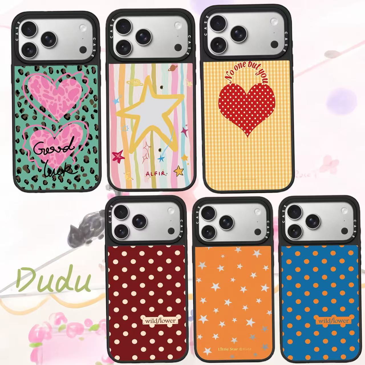 【ins简约满屏系列】CASE磨砂17promax手机壳适用于16pm防摔15磁吸