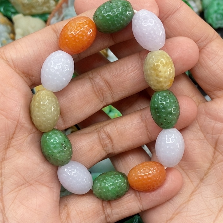 颈饰未镶嵌翡翠充*器翡翠