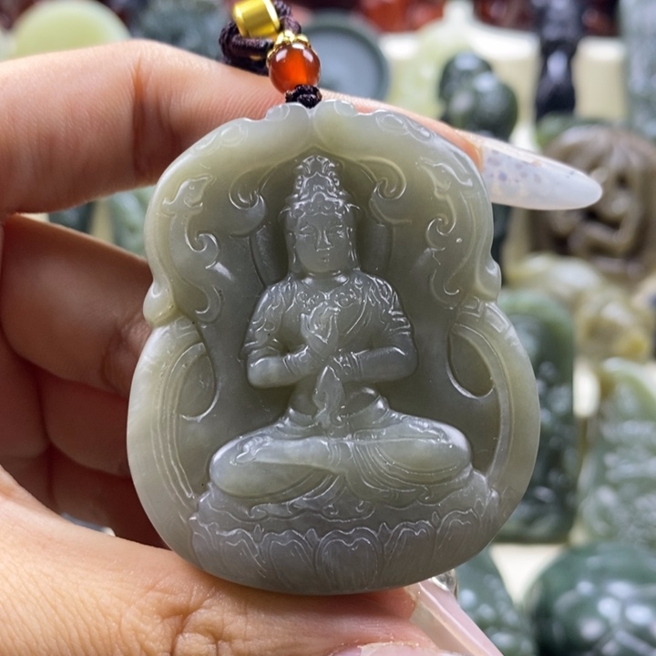 和田玉颈饰未镶嵌