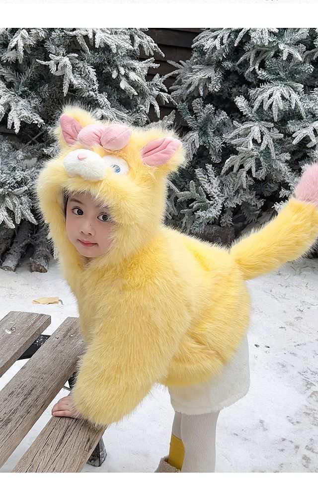 【新疆包邮】儿童贝儿毛毛外套K424