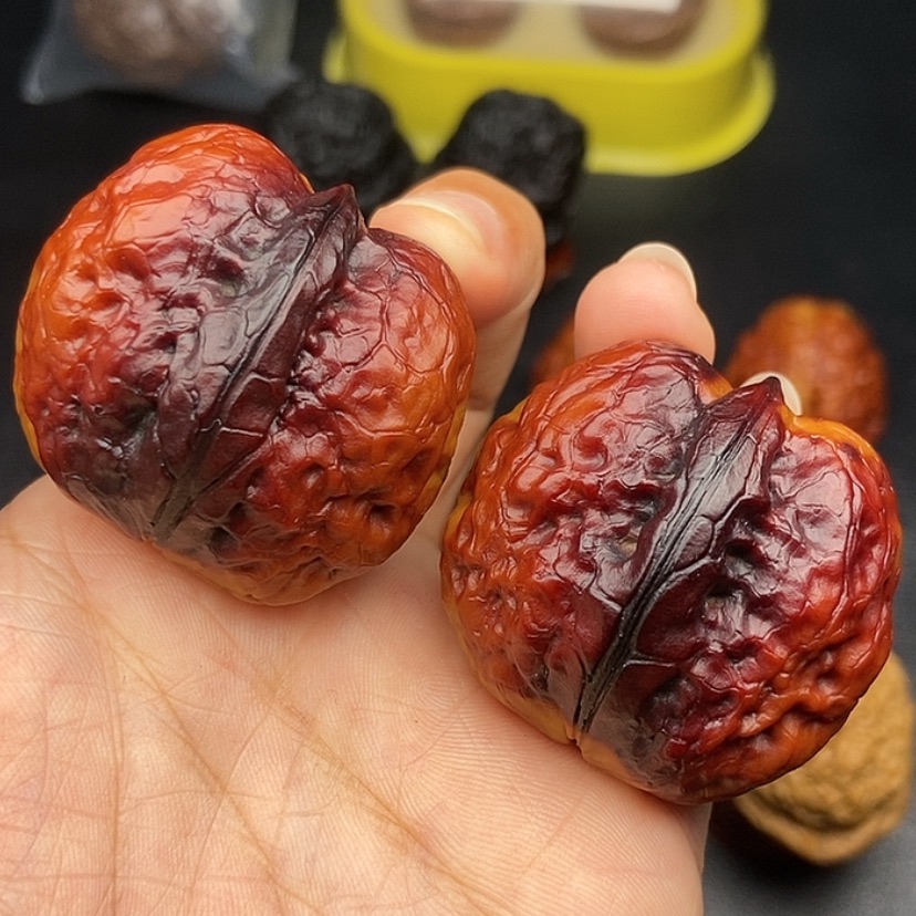 【闪购商品】把件文玩核桃39尺帝王筋元宝