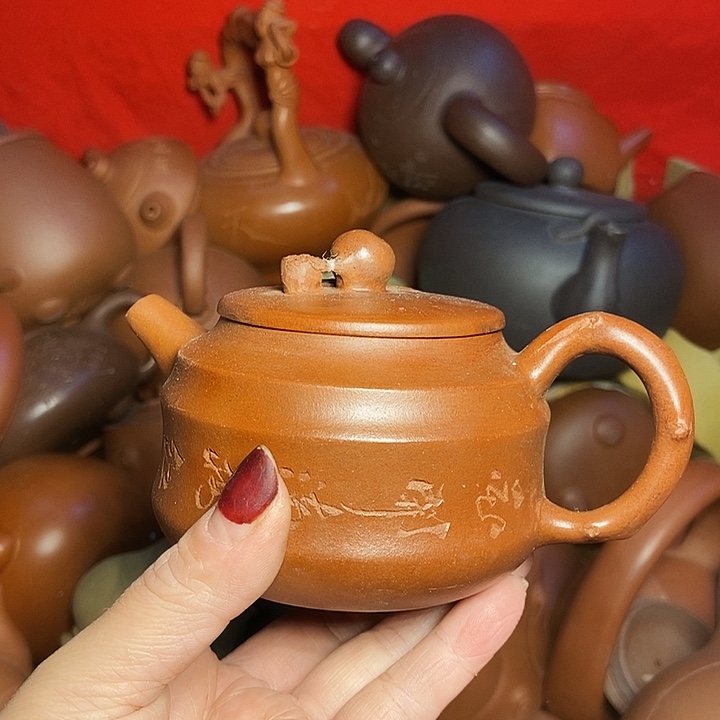 全手工制作宜兴紫砂茶壶