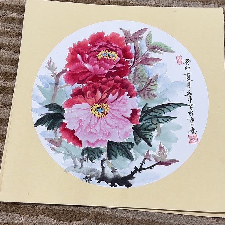 国画花鸟的翅膀是一只50.50