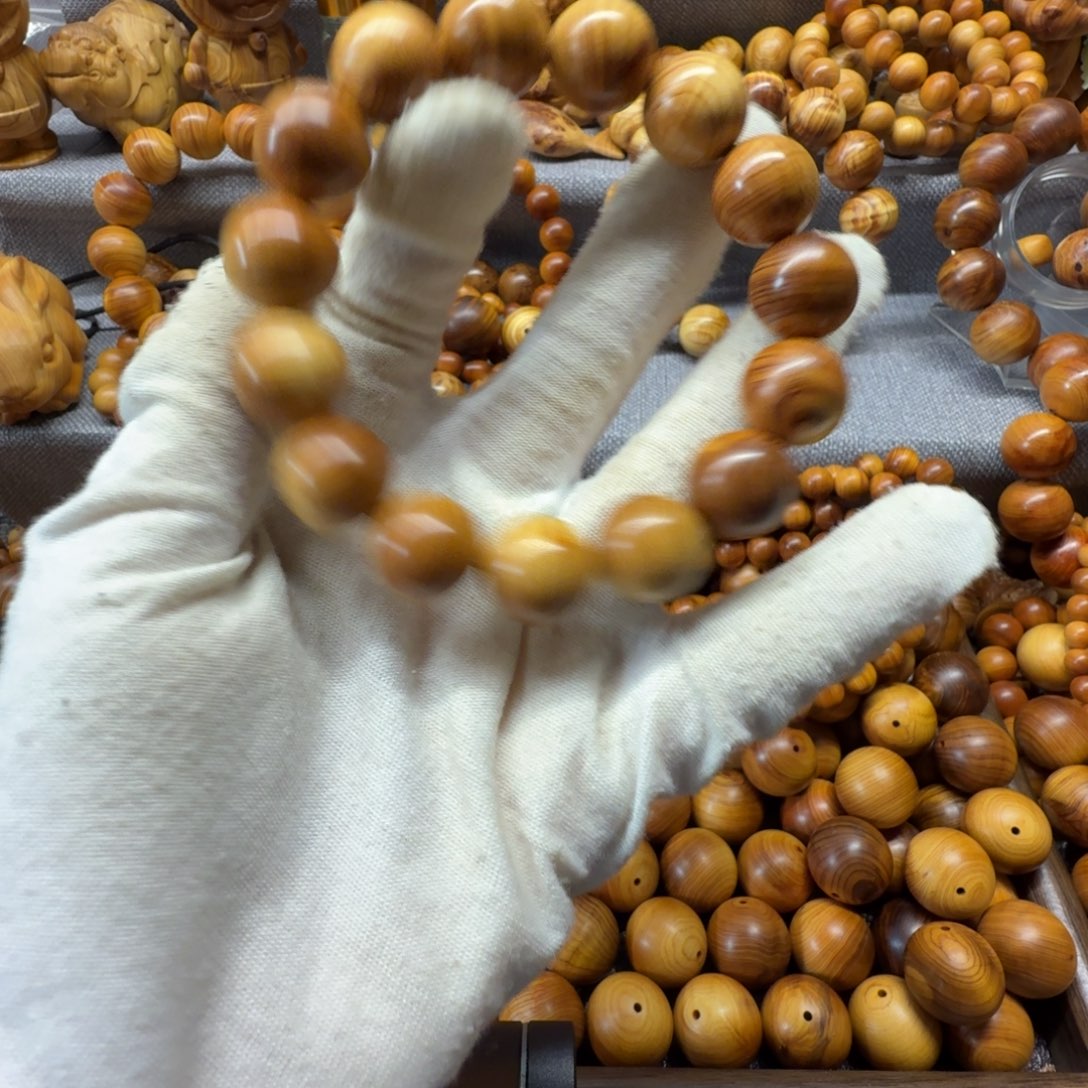 柏木（崖柏）1.5太行崖柏红油手串