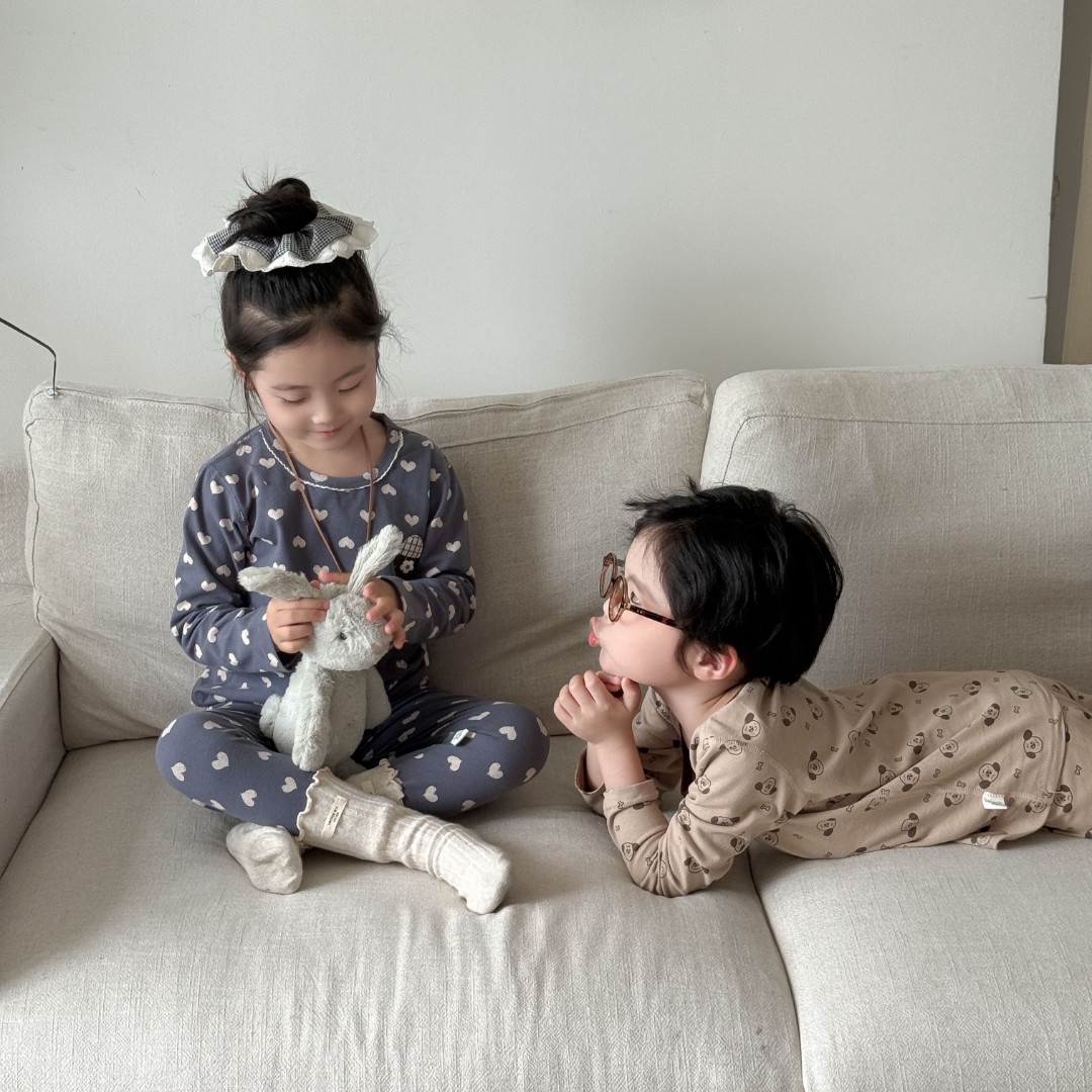 儿童秋衣秋裤莱卡棉睡衣套装宝宝纯棉打底内衣男女童保暖家居服