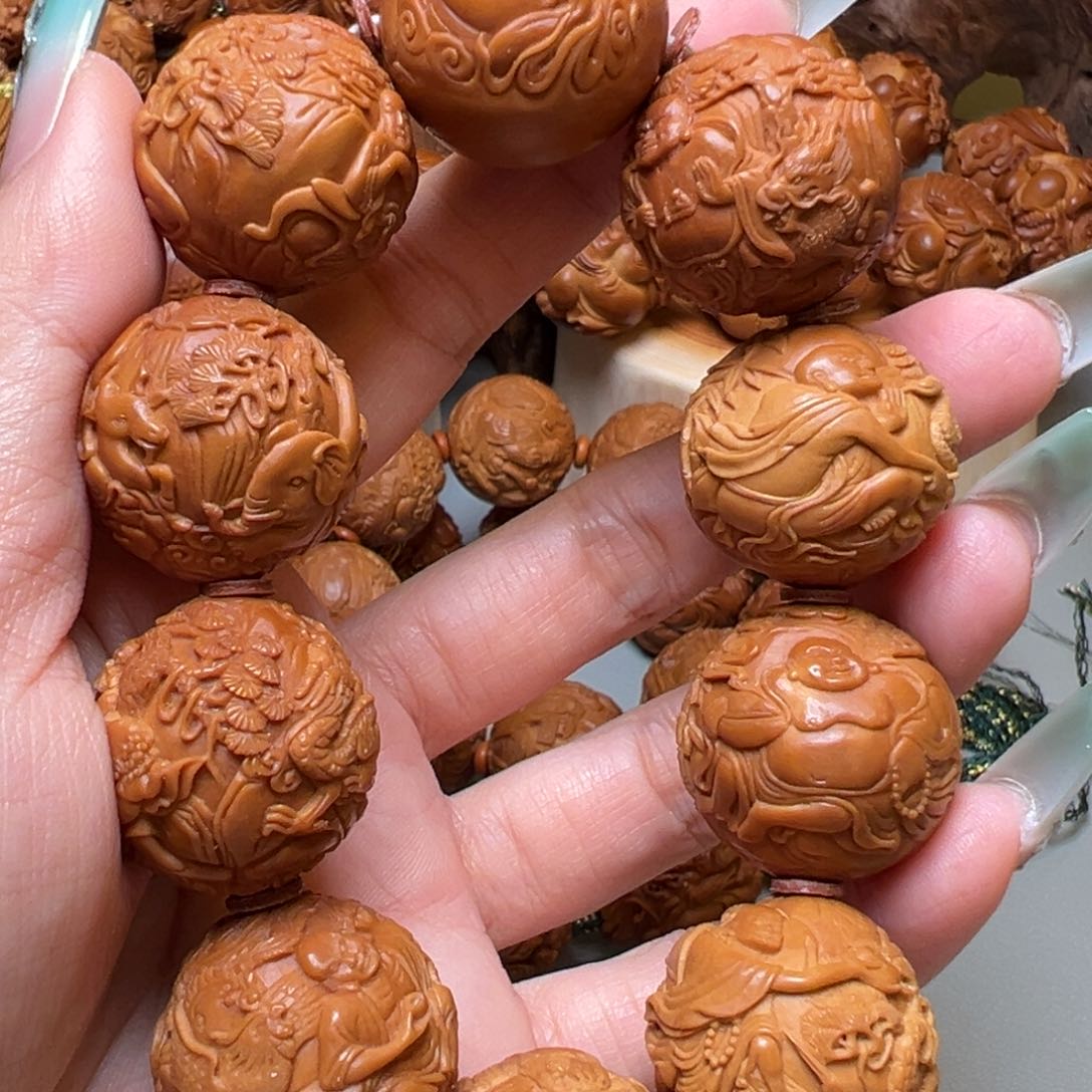 橄榄核手串正圆满工