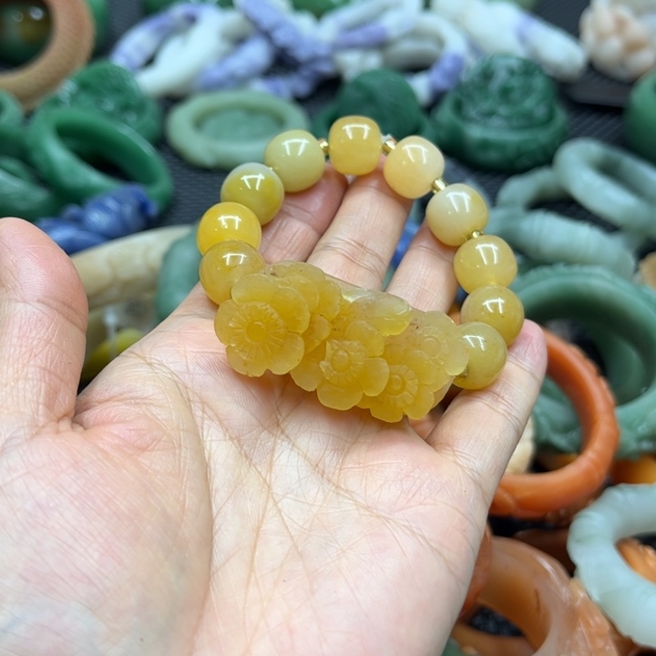 石英质玉未镶嵌手镯