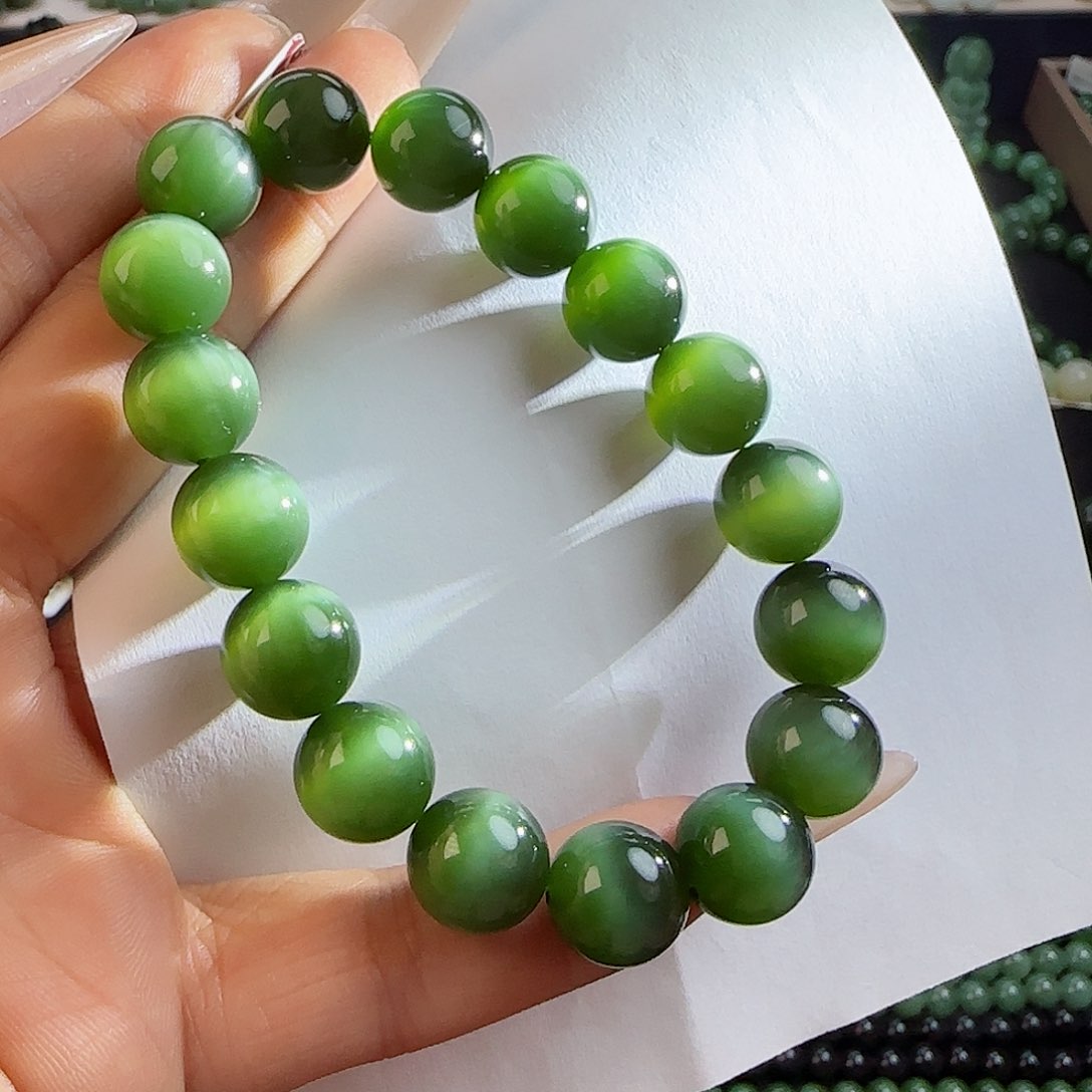 和田玉手串未镶嵌