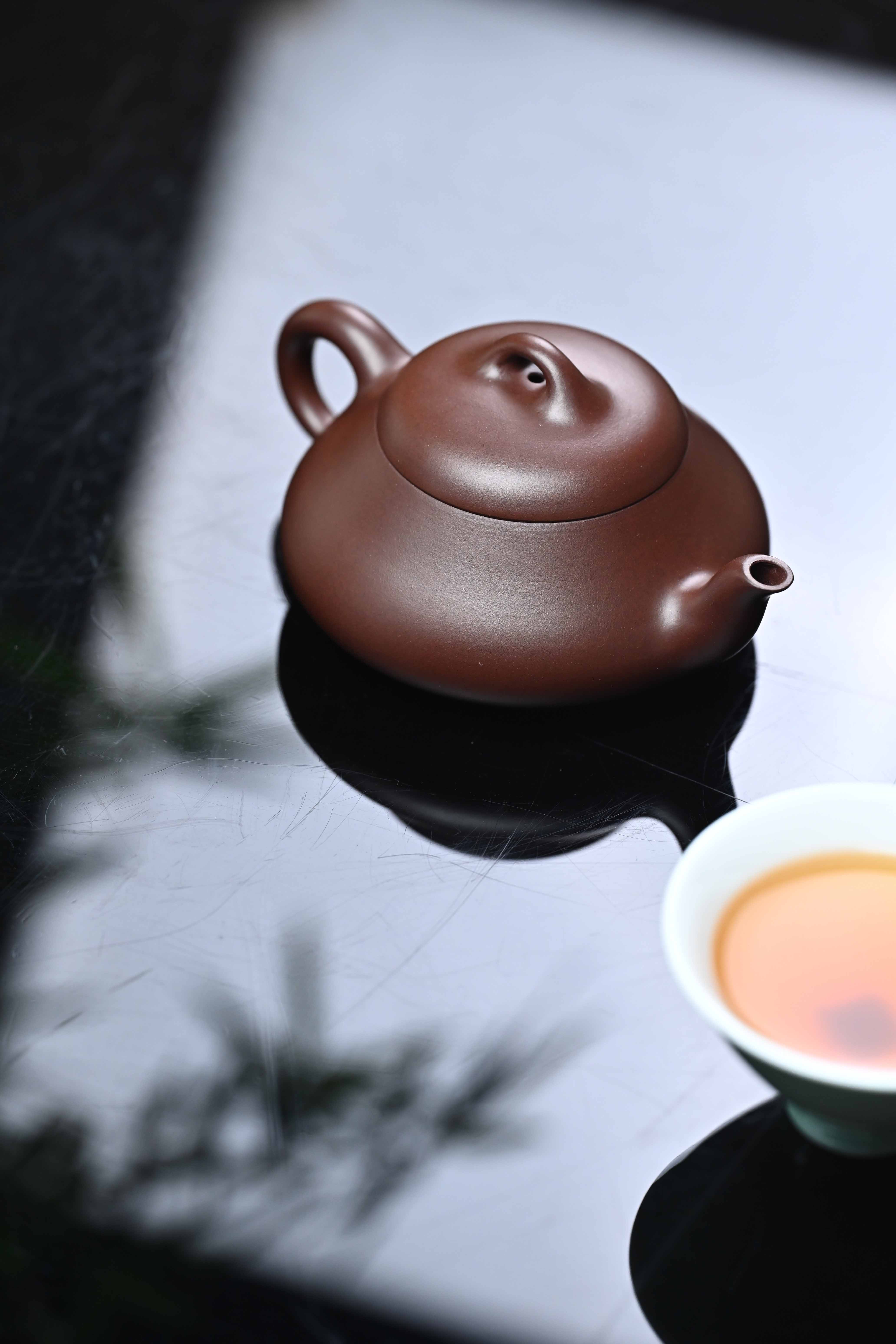 【汉棠石瓢】全手工 一厂八十年代末特练羊脂紫泥 200cc·0添加