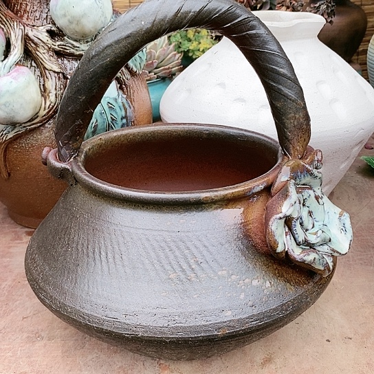 【闪购商品】紫砂花盆19.29花盆花盆