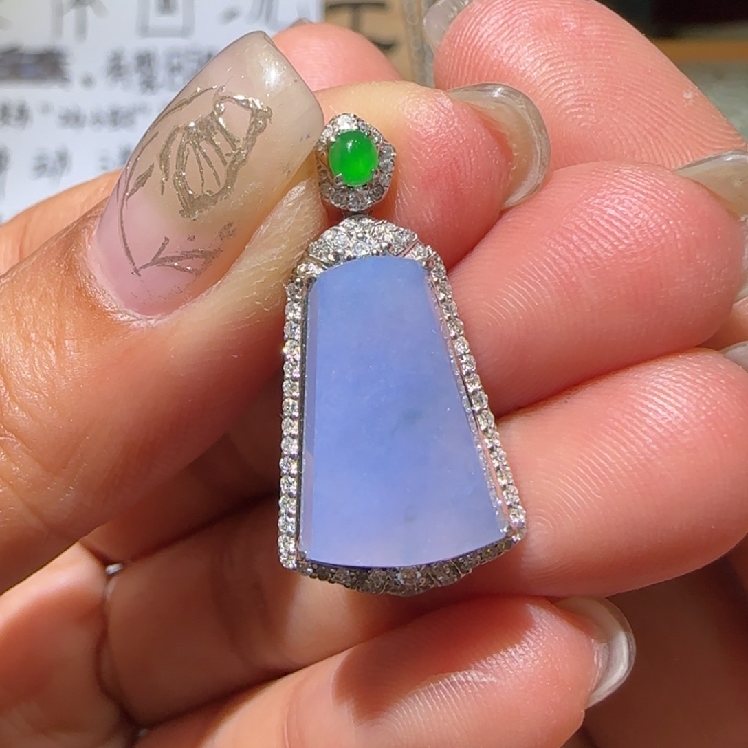 【闪购商品】翡翠颈饰18K金镶嵌缅甸