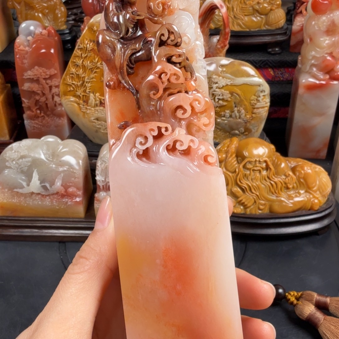 醉***曲寿山石寿山石印章