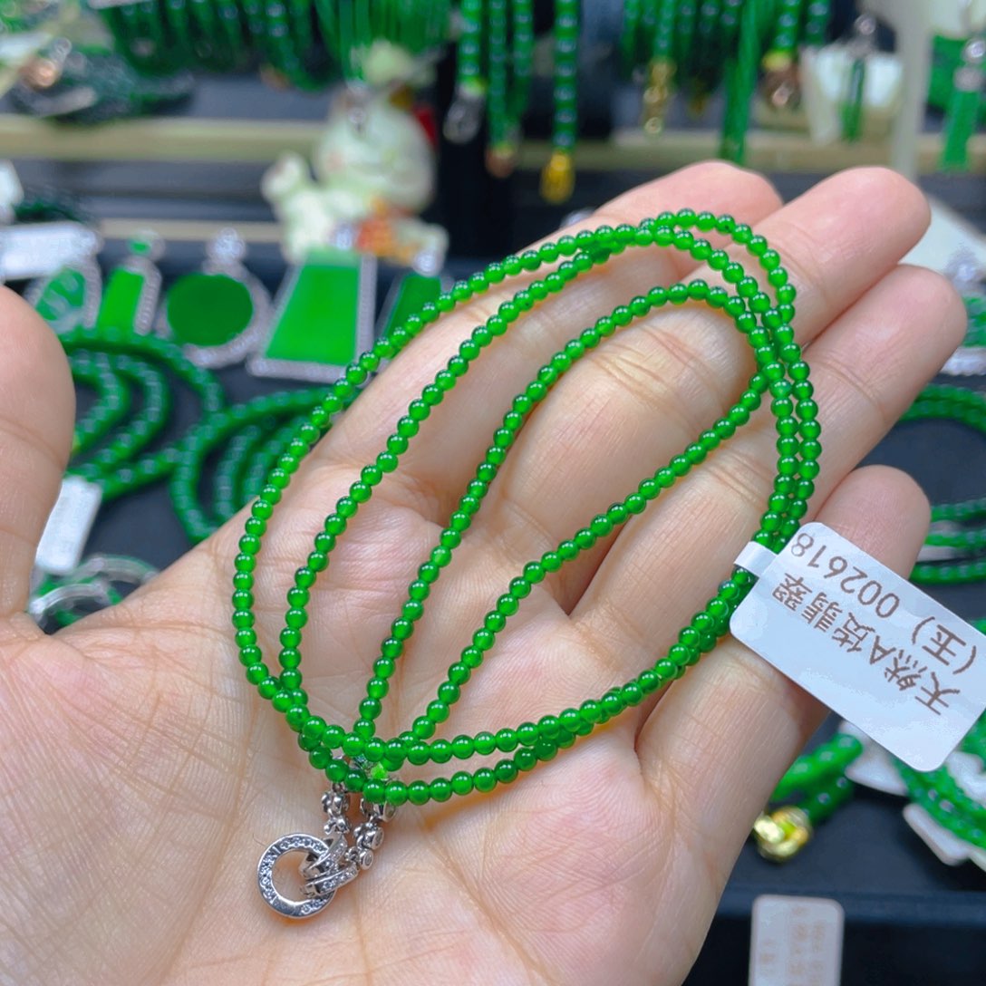 颈饰未镶嵌翡翠项链2.5