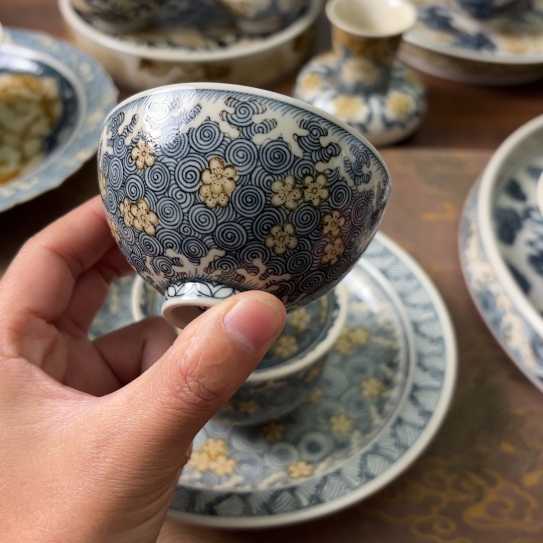 摆件陶瓷景德镇手绘茶器