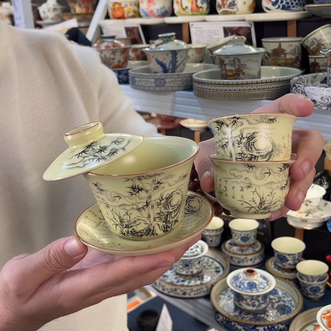 盖碗很漂亮我很喜欢