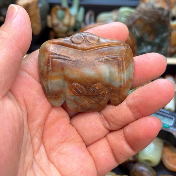 岫岩河磨玉（透闪石质玉）未镶嵌挂件小***9