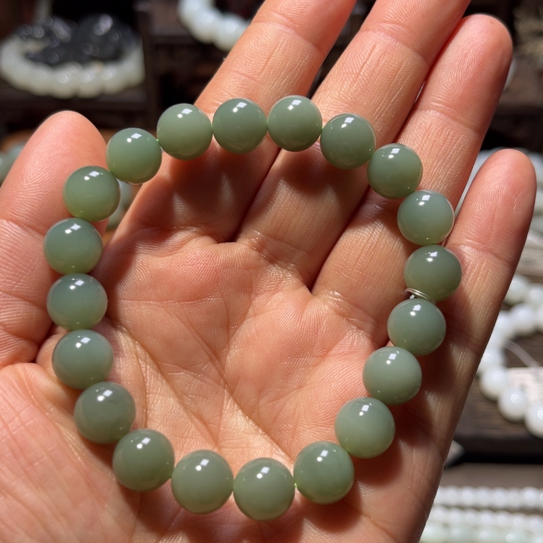 和田玉未镶嵌手链和田玉10