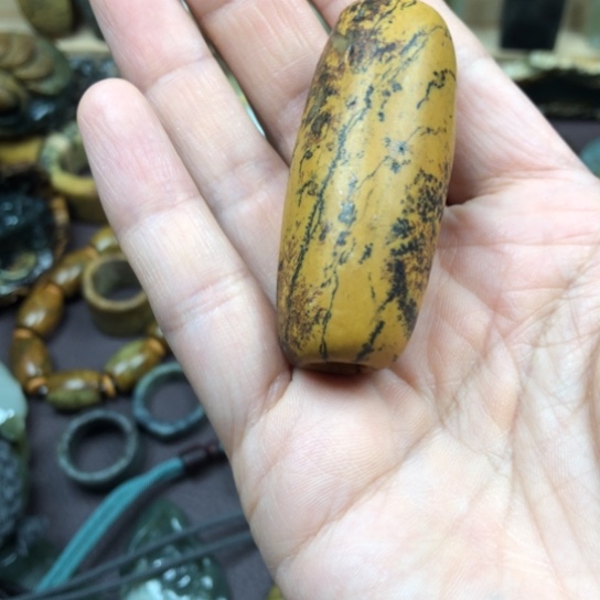 岫岩河磨玉（透闪石质玉）挂件未镶嵌百*