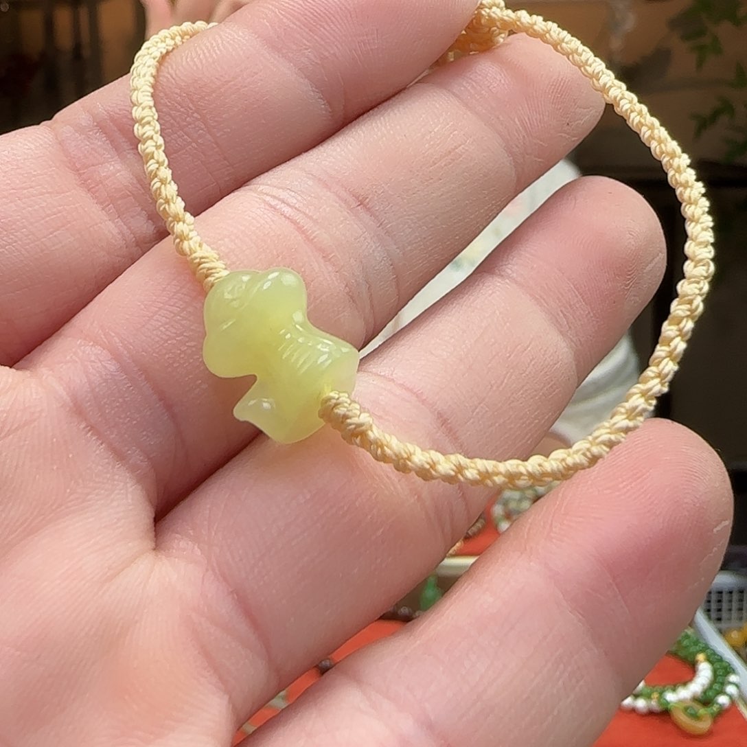 和田玉手绳未镶嵌