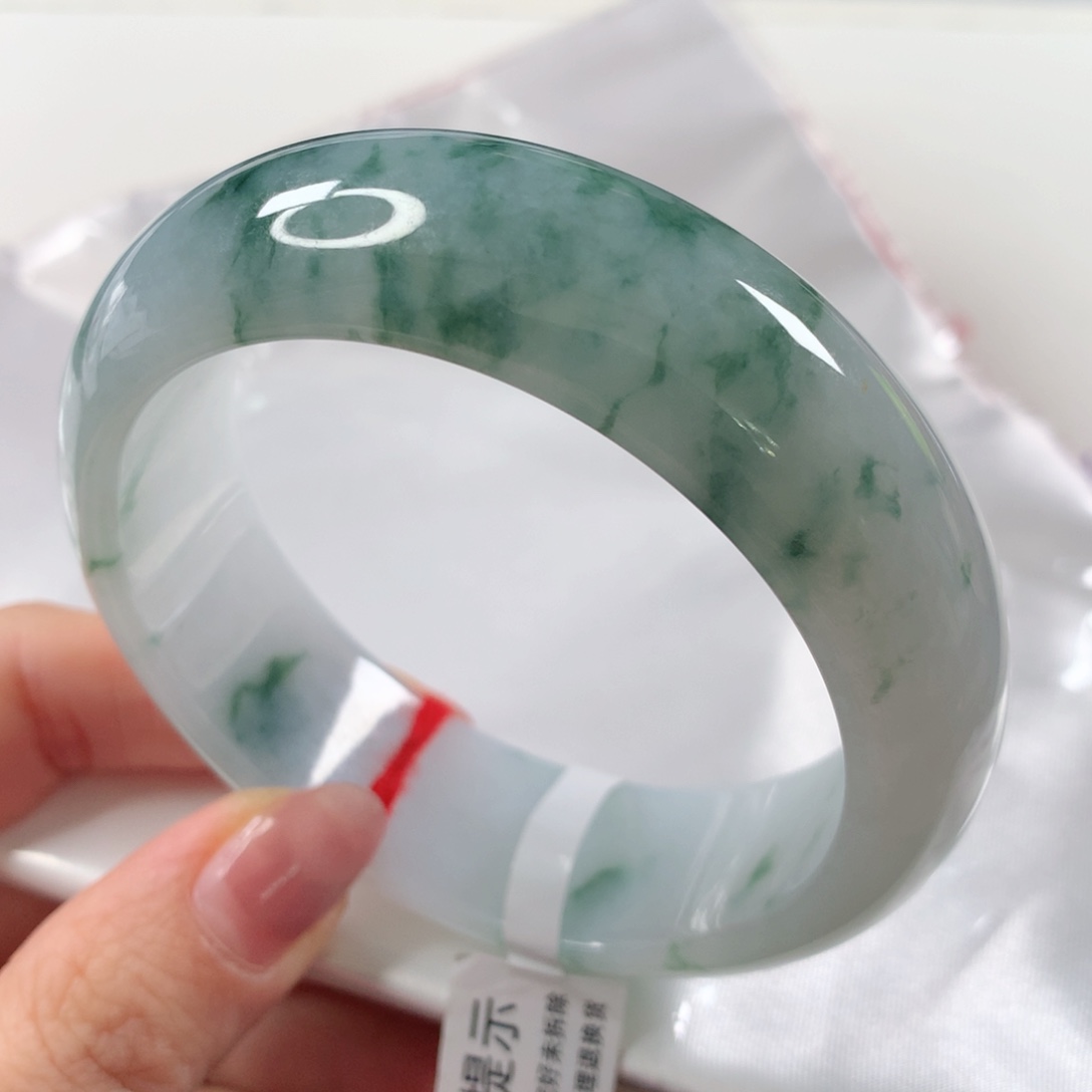 未镶嵌手镯翡翠 正圈323轮胎镯