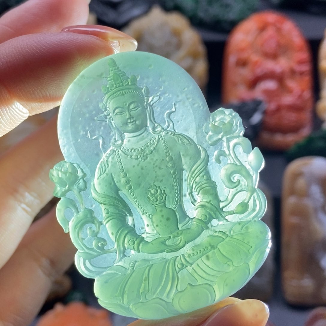 定制翡翠未镶嵌T度母