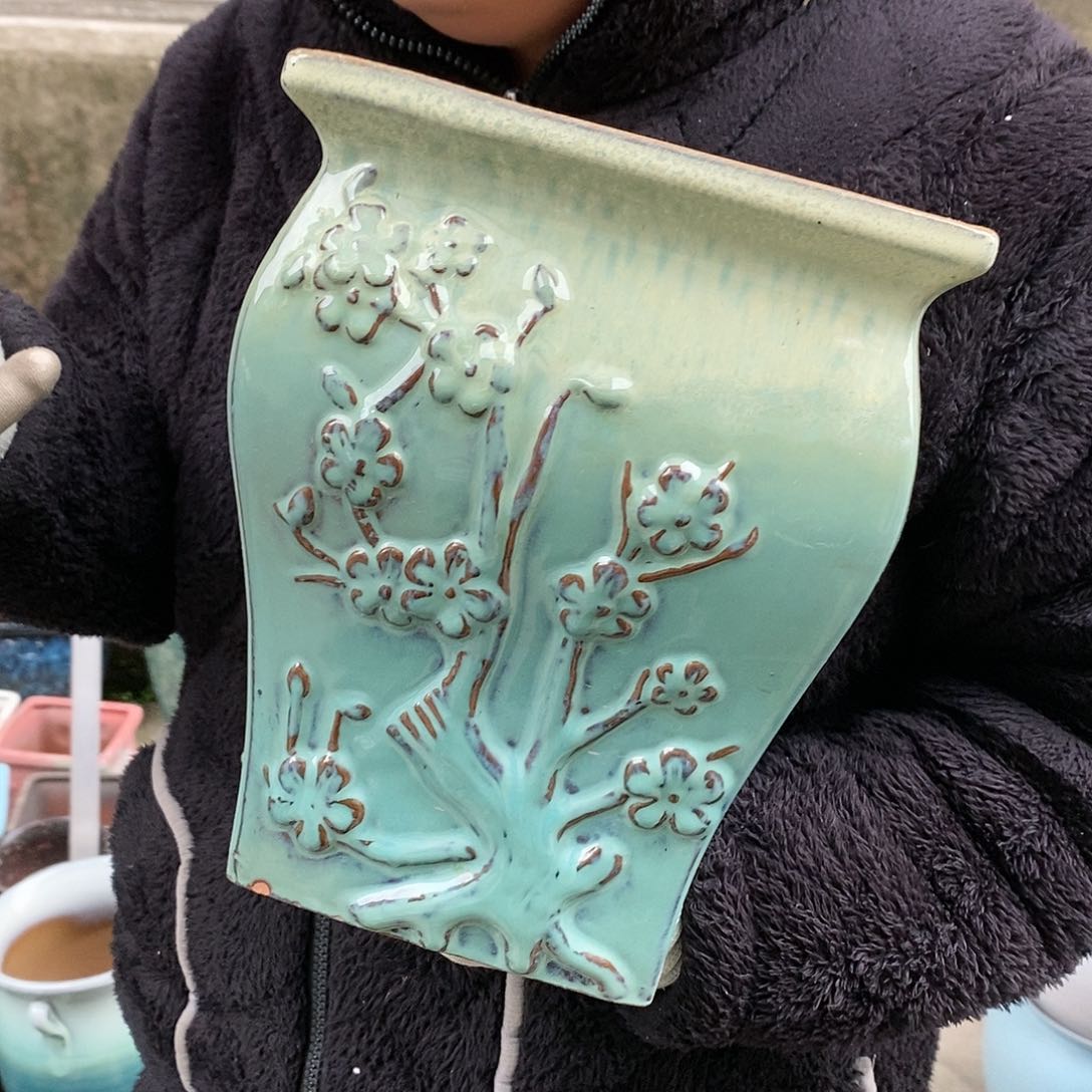 紫砂花盆正品口20高24