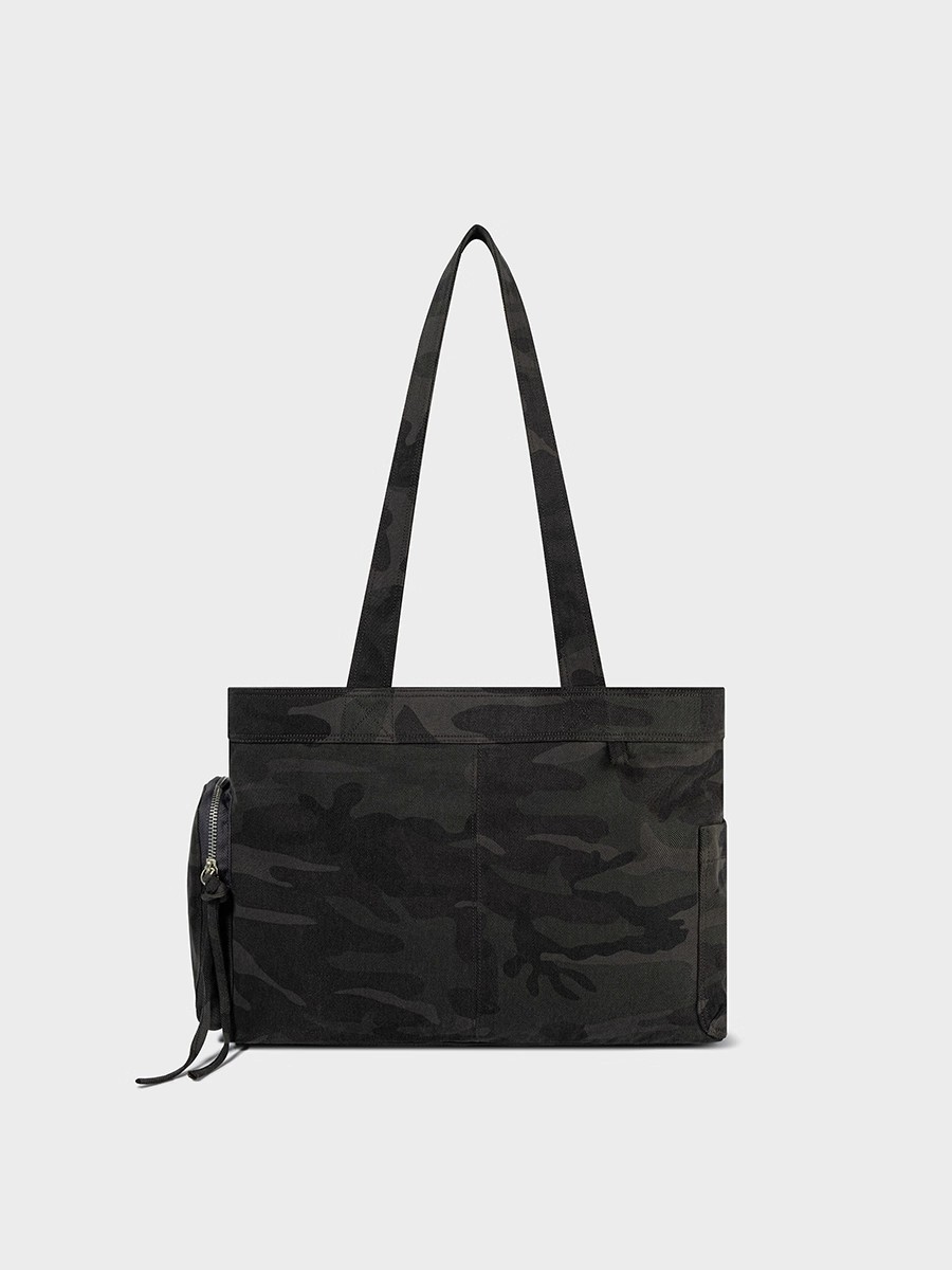 【茉舍】LOW CLASSIC Lc水洗棉托特包LC257BA08-1210