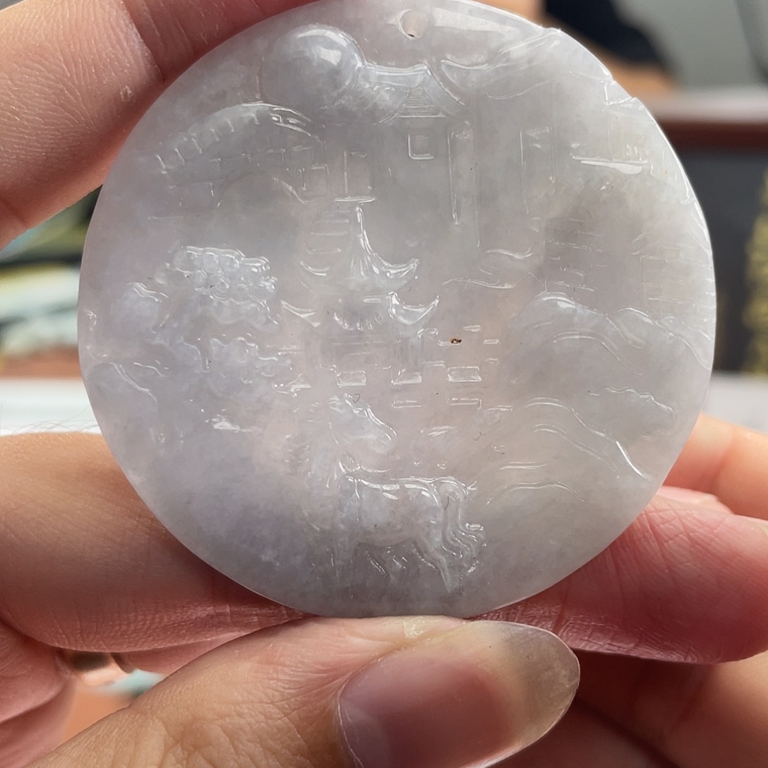 翡翠未镶嵌颈饰翡翠