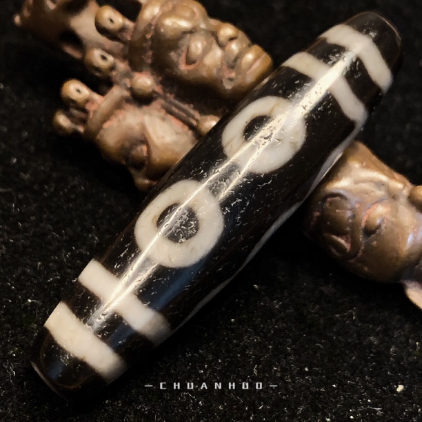 Q040曲贡货头灰皮宝盖五眼台珠手工玛瑙吊坠