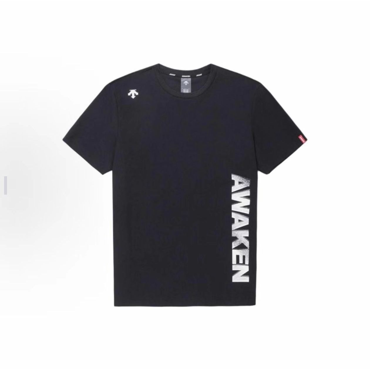 迪桑特DESCENTE字母圆领短袖T恤男女同款户外运动休闲都市ETS51