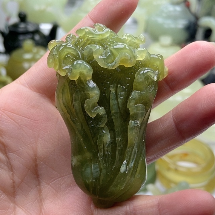 蛇纹石玉手链未镶嵌