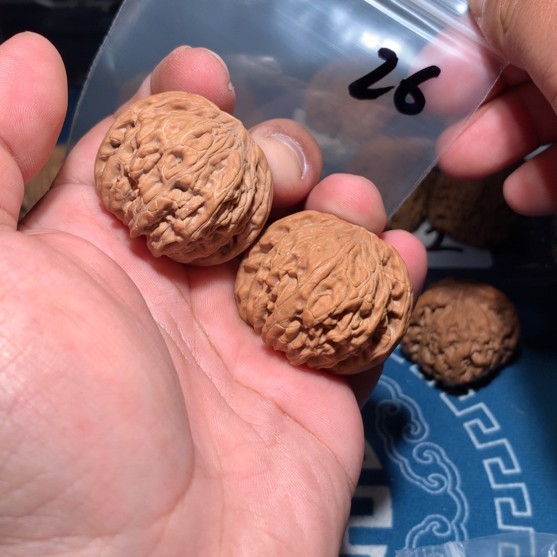 文玩核桃吊坠磨盘 26 