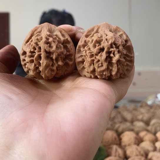 把件文玩核桃37➕秦闷有水尖