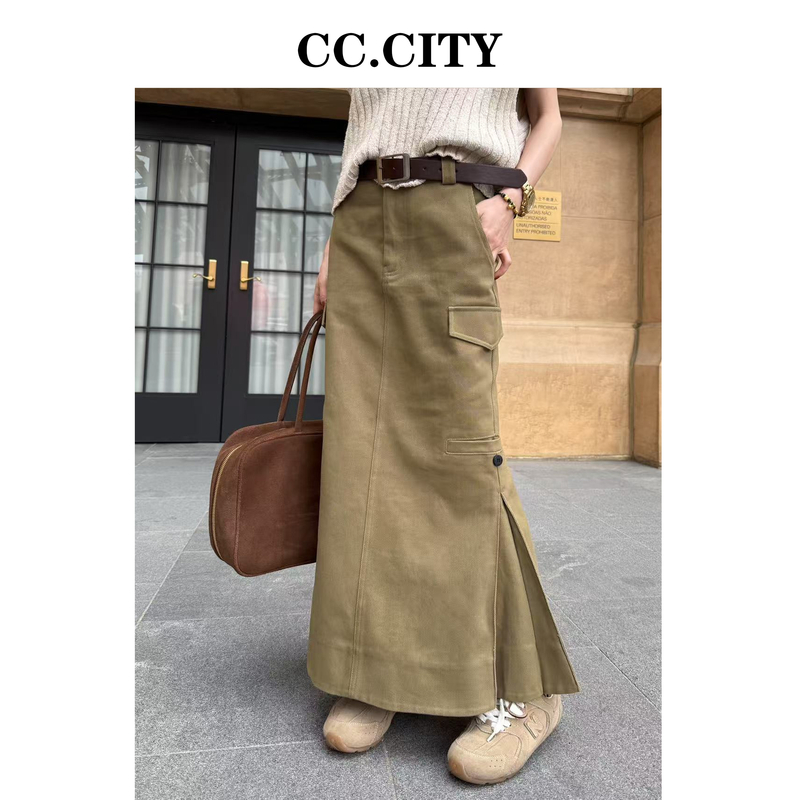 【蔡丽丽&添羽】时尚洋气高级百搭半身裙6x637