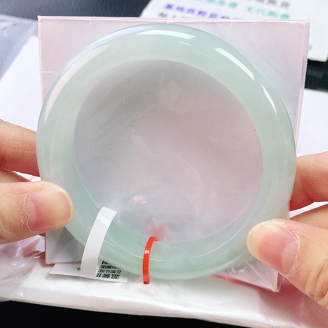 未镶嵌手镯翡翠61圈